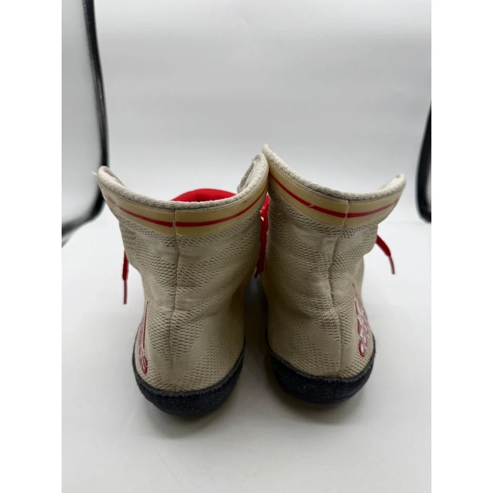 Adidas Adizero Varners Wrestling Shoes Mens 14 White Red Black M18728 High Top